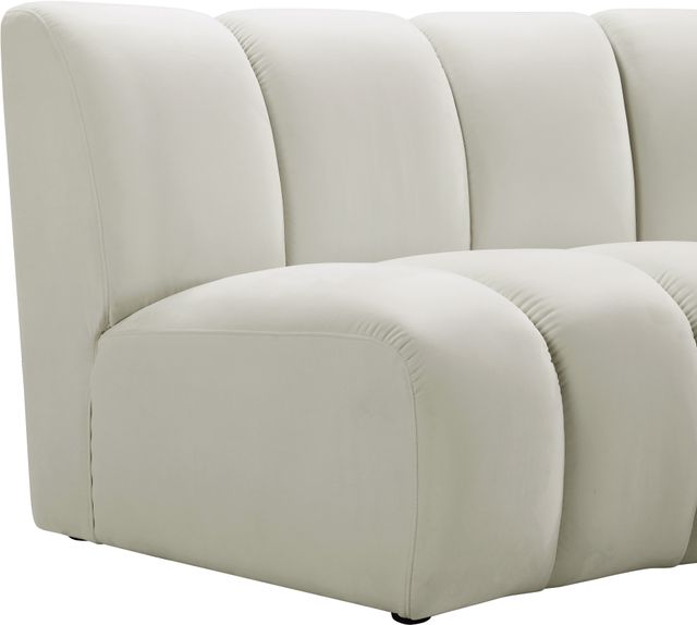 Meridian Furniture Infinity 11-Piece Cream Velvet Modular Sectional-4