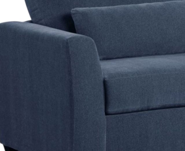American Wholesale Furniture Cassian Indigo Chair and a Half-1