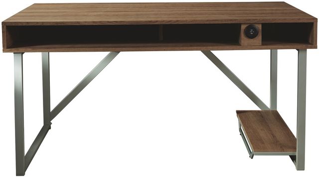 Signature Design by Ashley® Barolli Gunmetal Gaming Desk-2