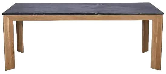 Moe's Home Collection Angle Black Dining Table with Brown Base-1