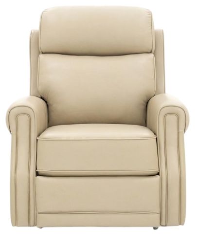 BarcaLounger® Lance Sorrento Sand Leather Power Lift Recliner-3