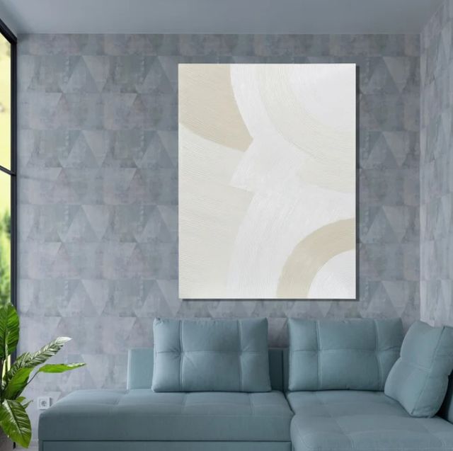 Stylecraft Monochrome Arches I Cream/White Wall Art-2