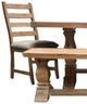 Million Dollar Rustic Pine Island 4-Piece Native Pine Dining Set-1