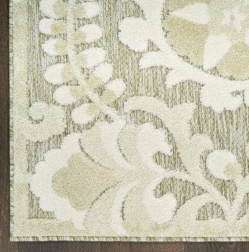 Nourison Home™ Aloha Ivory Sage 5'x8' Style 2 Area Rug-3