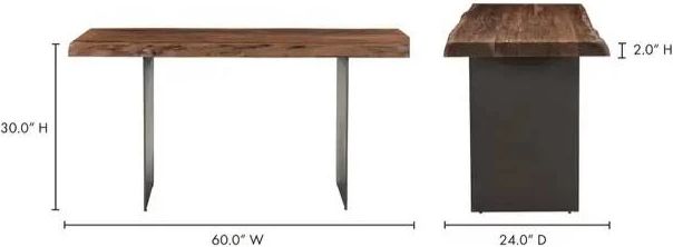 Moe's Home Collection Howell Brown Desk-1