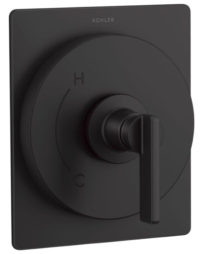 KOHLER® Castia® by Studio McGee Rite-Temp® Matte Black Valve Trim-0