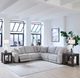 Liberty Furniture Blake 5-Piece Estero Smoke Power Reclining Sectional Sofa Set-2