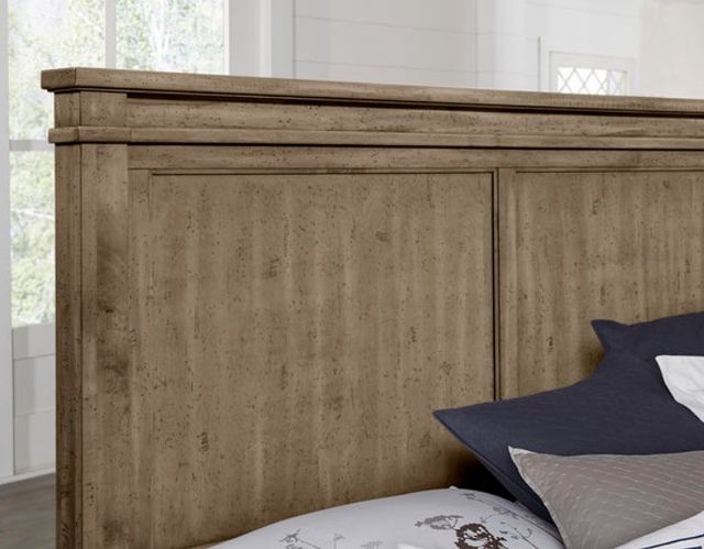 Artisan & Post by Vaughan-Bassett Cool Rustic Stone Gray California King Storage Panel Mansion Bed-3
