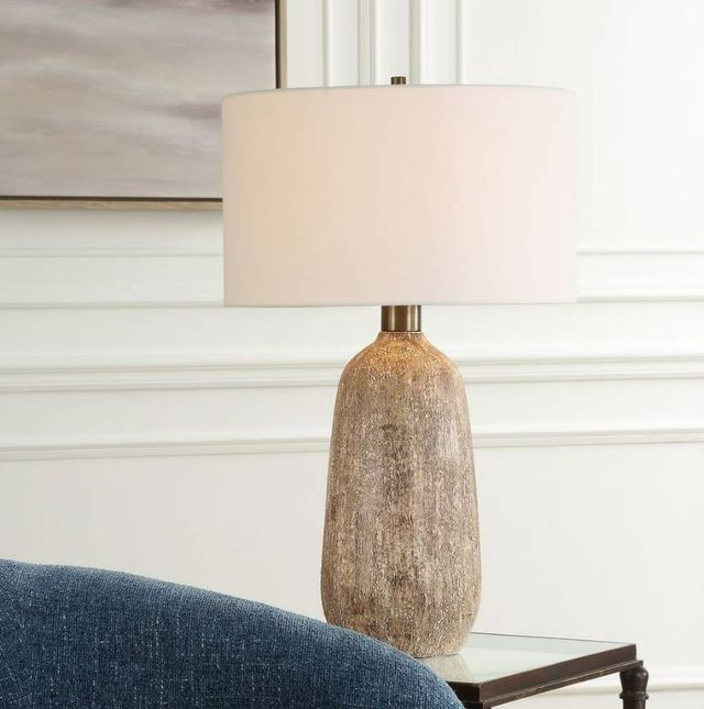 Uttermost® Napier Earthy Brown Table Lamp-1