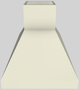 Vent-A-Hood® 54" Biscuit Euro-Style Island Range Hood-4