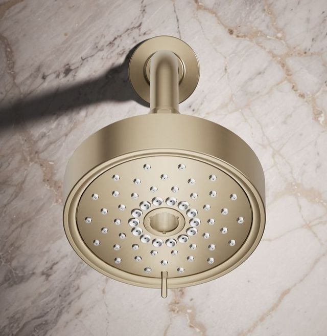 KOHLER® Purist® Vibrant Brushed Bronze 1.75 GPM 3-Function Showerhead-4