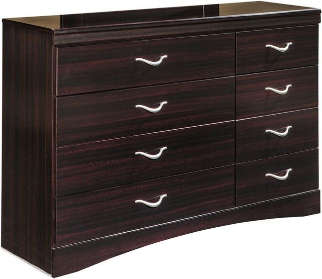 Signature Design by Ashley® Zanbury 5-Piece Merlot Queen/Full Panel Headboard Set-2