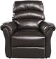 Primo™ International Gotham Fresna Bonded Leather Dark Brown Power Lift Recliner-4