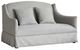 A & B Home Pampa Soft Gray Settee-0