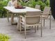 Uttermost® Circa Warm White Concrete/Wood Indoor-Outdoor Dining Table with Cerused Wheat Base-1