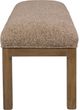 Modus Furniture Arden Malt Green/Tavern Brown Upholstered Bench -3