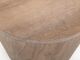 International Furniture Direct Balam Stained White Chairside Table-4