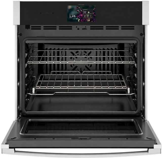 GE Profile™ 30" Stainless Steel Smart Single Electric Wall Oven with No Preheat Air Fry and Precision Cooking-1