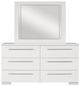 New Classic® Home Furnishings Sapphire 4-Piece White Queen Panel Bedroom Set-2