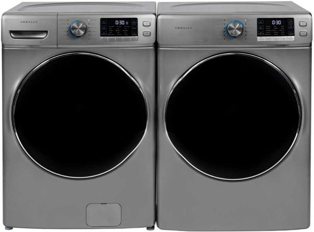Crosley® 8.0 Cu. Ft. Dark Silver Front Load Electric Dryer -2