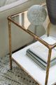 Signature Design by Ashley® Ryandale Glass Top Accent Table with Antique Brass Base-2