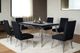 New Classic® Home Furnishings Ava Black/Chrome Dining Side Chair-1