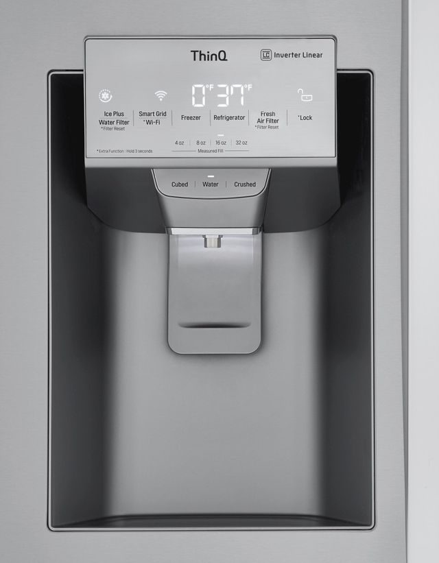 LG 29.7 Cu. Ft. PrintProof™ Stainless Steel French Door Refrigerator-3