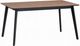 ACME Furniture Rebi Walnut Dining Table with Black Base-0