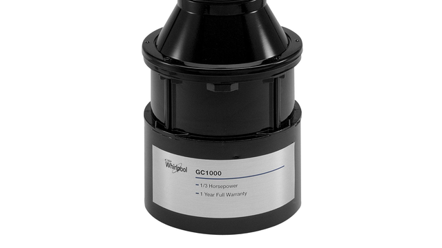 Whirlpool® 1/3 HP In-Sink Food Waste Disposer-Black-2