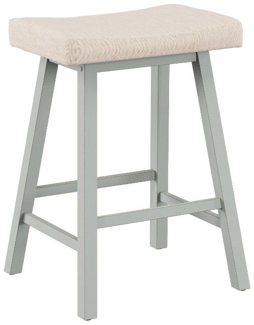 HH2 Home Moreno Antique Blue/Light Beige Counter Stool-0