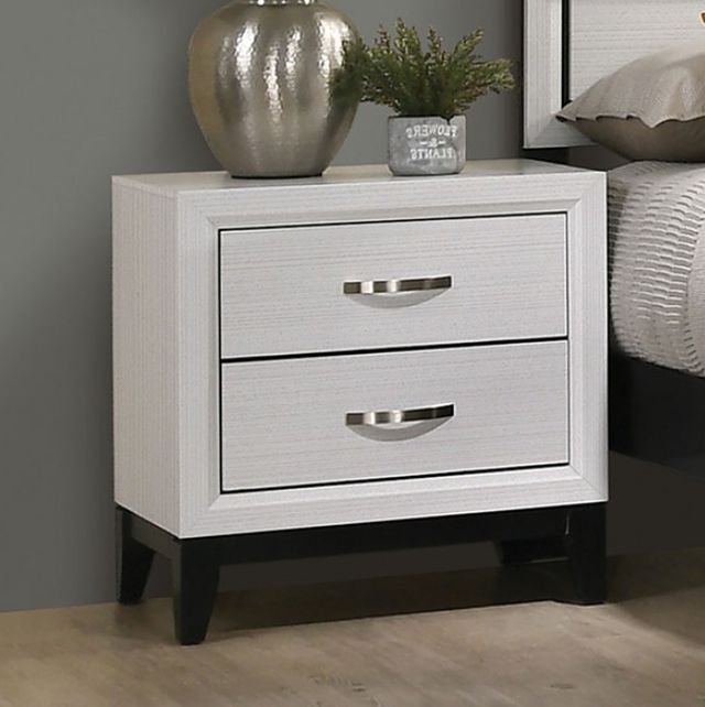 Furniture of America® Errico 4-Piece White Queen Bedroom Set-2