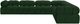 Meridian Furniture Ames 6-Piece Green Modular Sectional-1