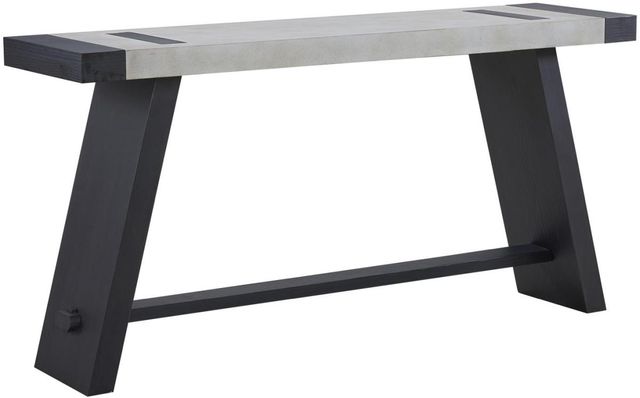 Bernards Moden Java Console Table with White Top-0