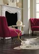 Hooker® Furniture Commerce and Market Martini Beige Accent Table with Gold Base-3