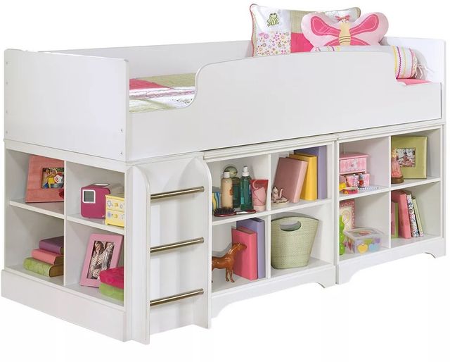Signature Design by Ashley® Lulu White Youth Twin Loft Bed-0