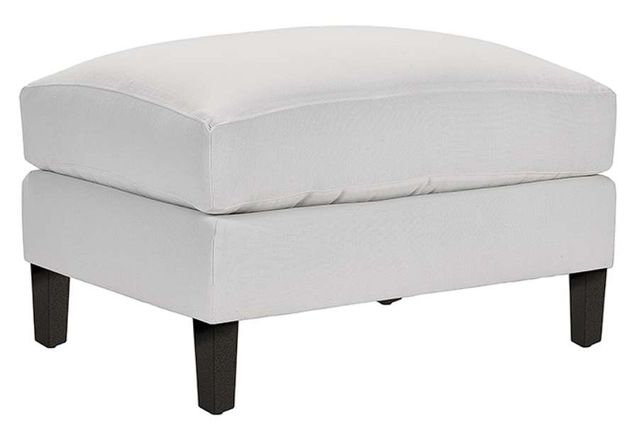 Lane Venture® Jefferson White Ottoman-0