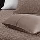 Olliix by Madison Park Harper 3 Piece Taupe King/California King Faux Velvet Reversible Coverlet Set-3