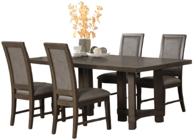 New Classic® Home Furnishings Cityscape 5-Piece Walnut Rectangular Dining Set-0