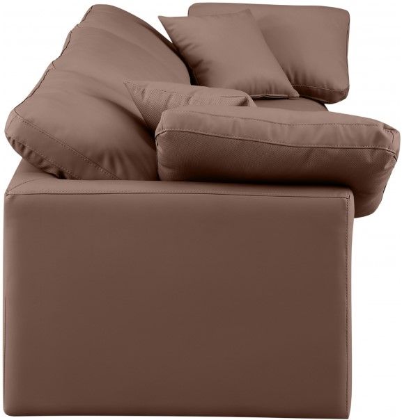Meridian Furniture Indulge 3-Piece Brown 105" Sofa-2