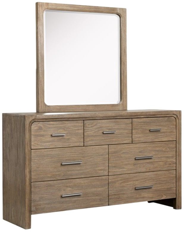 Magnussen Home® Westbourne Dark Umber Dresser and Mirror-0