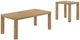 Coaster® Castlewood 2-Piece Washed Oak Table Set-0
