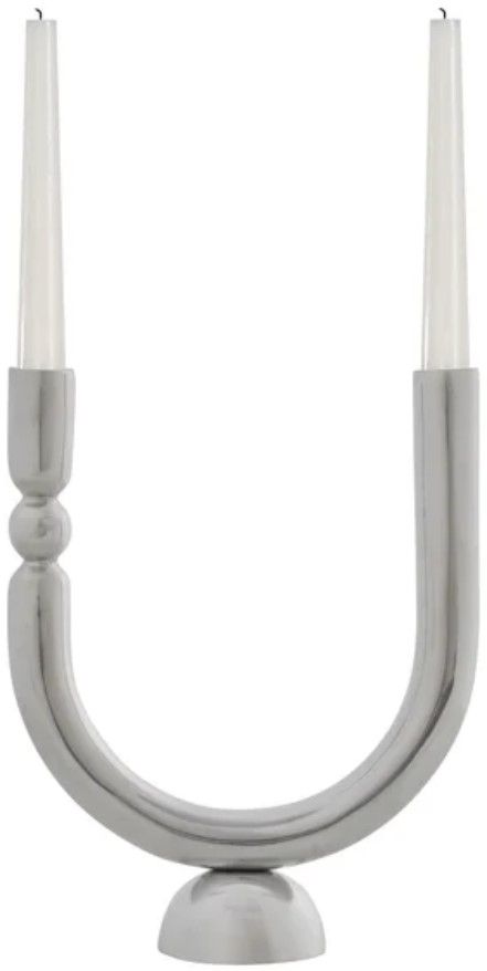 Renwil® Poise Plated Nickel Candle Holder-0