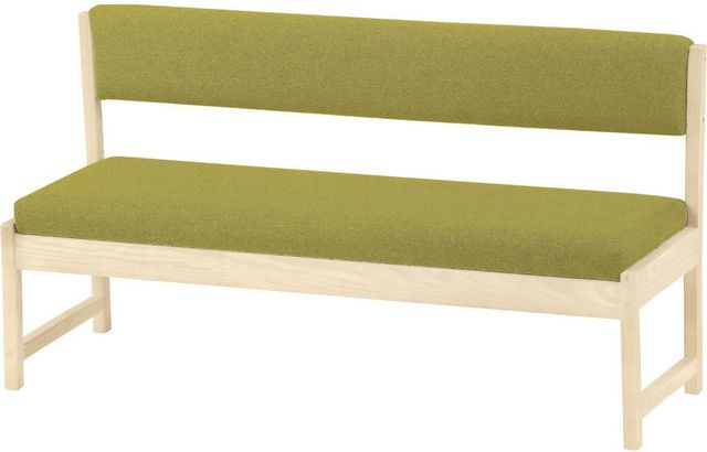 Crate Designs™ Furniture Unfinished Bench with Back-0