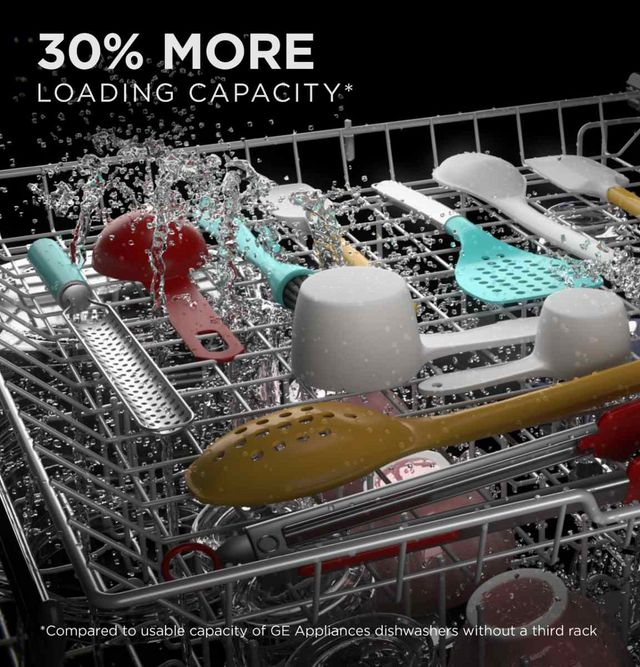 GE® 24" Black Built In Dishwasher-14