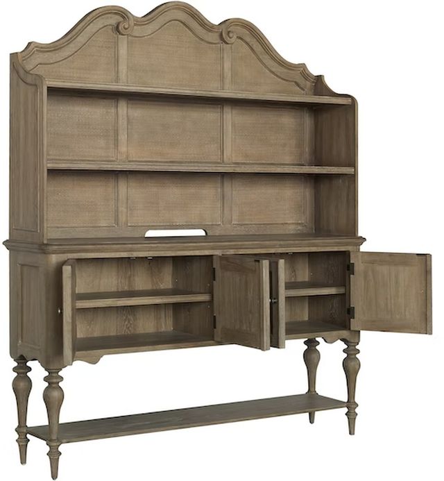 Pulaski™ Weston Hills Flax Seed Sideboard and Hutch-2
