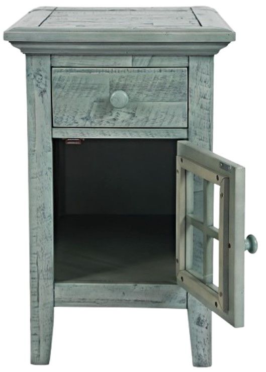 Jofran Inc. Rustic Shores Surfside Power Chairside Table-3