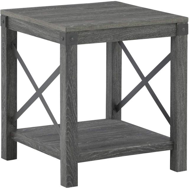 Freedan End Table - Grayish Brown Freedan End Table - Grayish Brown
