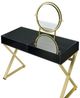 ACME Furniture Coleen Black/Gold Vanity Desk-2