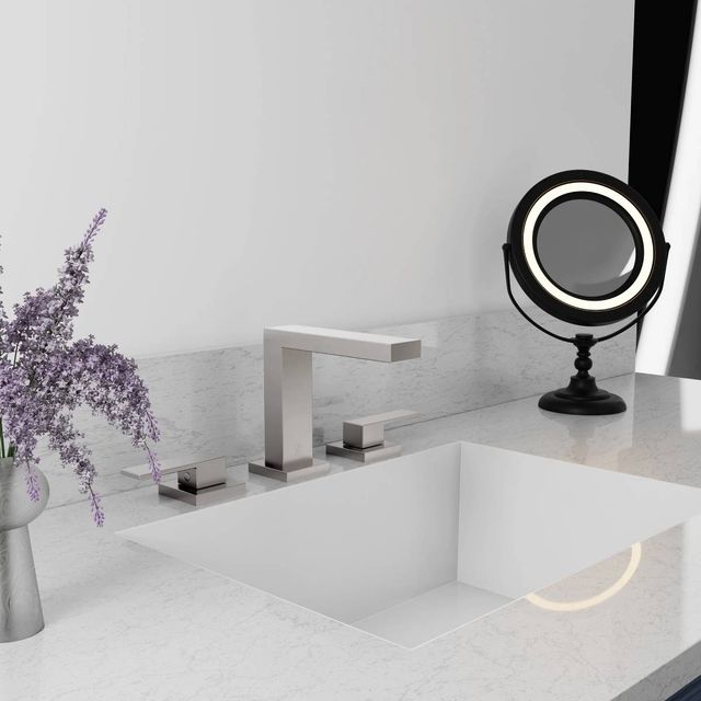 ZLINE Core Palisades Brushed Nickel Modern Widespread Bath Faucet-4