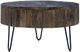 Liberty Furniture Canyon Railroad Brown Accent Table with Black Hairpin Leg-1